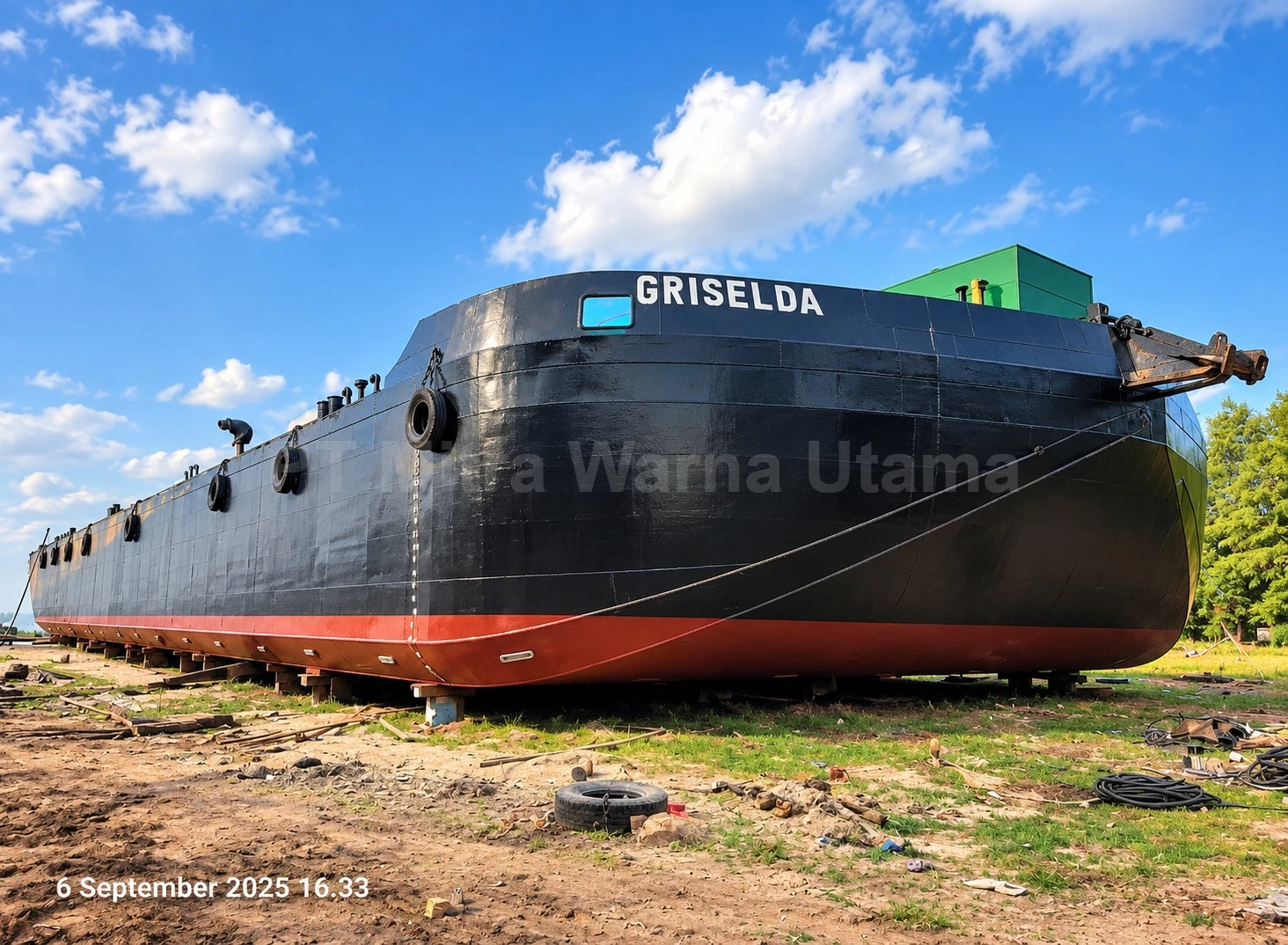 Proyek Coating Kapal BG Griselda - PT Cahaya Bintang Marine - Jakarta