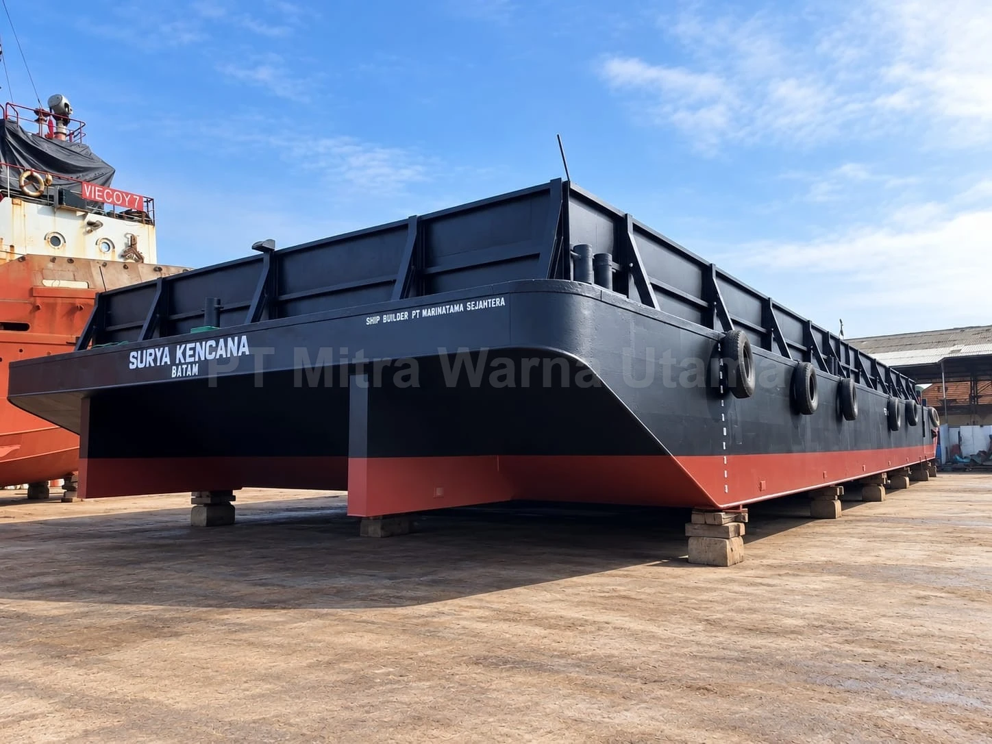Proyek Coating Kapal BG Surya Kencana - PT Karya Tara Mandiri – Tangerang